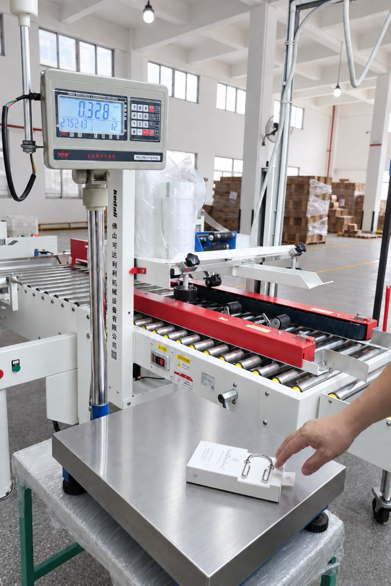 Packed-product weight verification