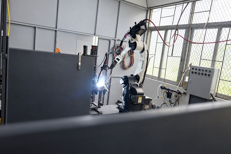 Robotic welding in action