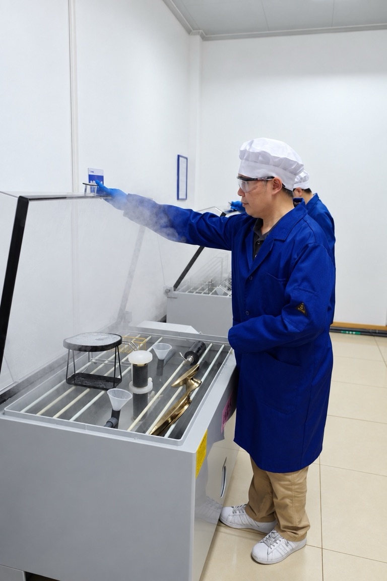 Salt-spray testing in progress