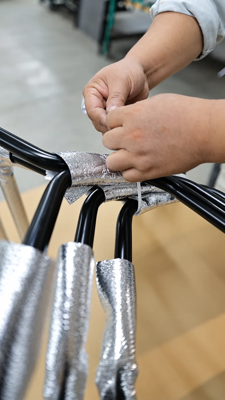 Protective wrapping for chair-frame shipment