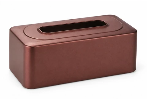Rectangular Bronze Tissue Box
