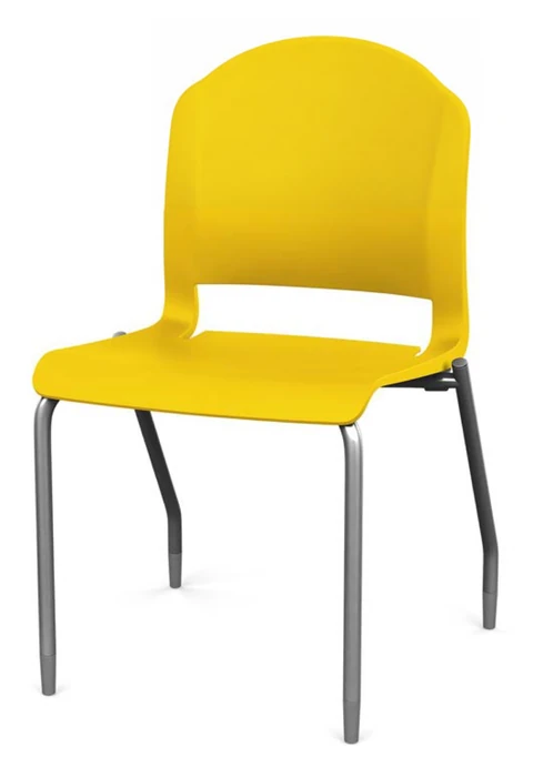 Silver-Finish Tubular Chair Frame